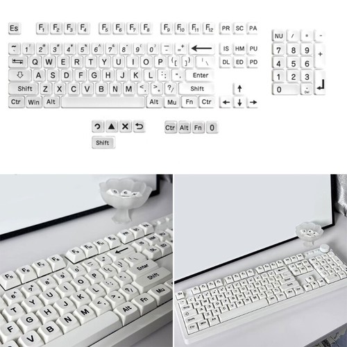 113 Key XDA Profile Keycap Set ThicK PBT for Mechanical Keyboards Gamer Present - Afbeelding 2 van 8