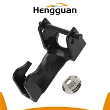 Black Gooseneck Trailer Lock W/Combination Lock for RVs Livestock Haulers Traile