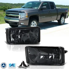For 07-13 Chevy Silverado/Tahoe/Avalanche Fog Light Smoke Driving Bumper Lamps