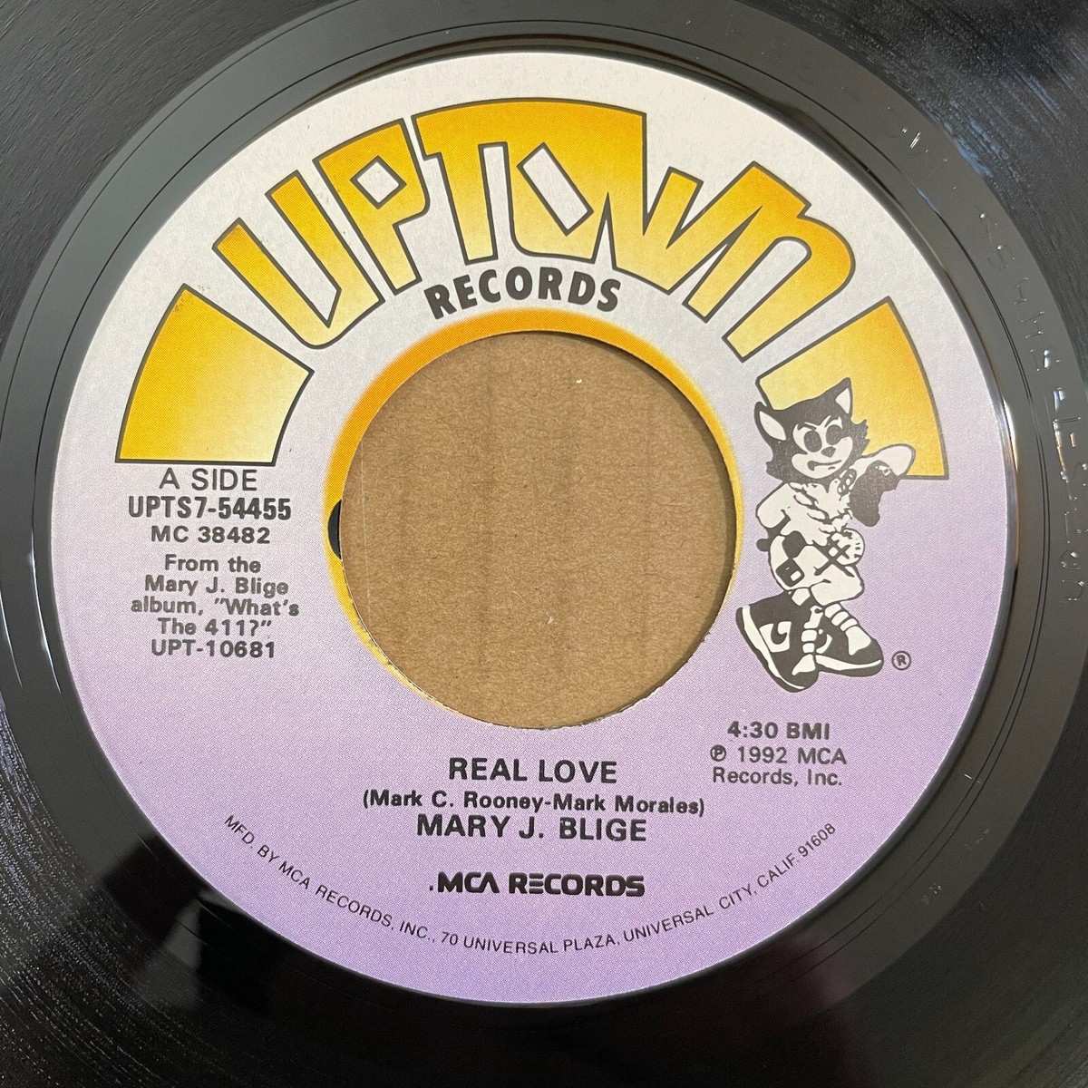 MARY J. BLIGE Real Love / Hip Hop Version 45 Uptown UPTS7-54455