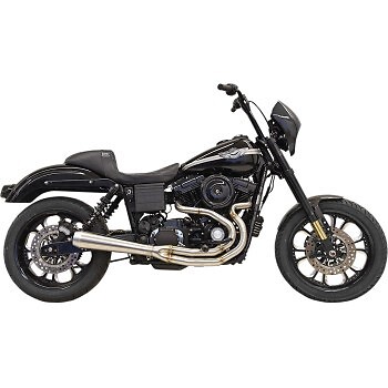 Bassani Road Rage 3-Stepped 2:1 Exhaust System for 91-17 FXD Dyna Mid Controls