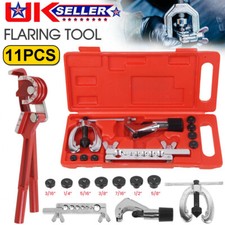 Brake Fuel Pipe Repair Tool Set Metric Flaring Kit + Mini Bender + Tube Cutter