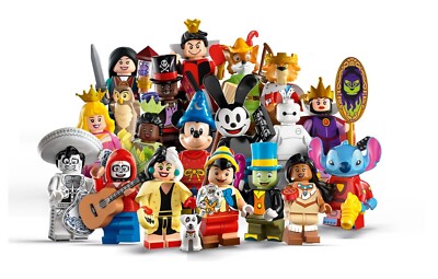 LEGO DISNEY 3 Minifigures 100th Anniversary 71038 - Complete Set