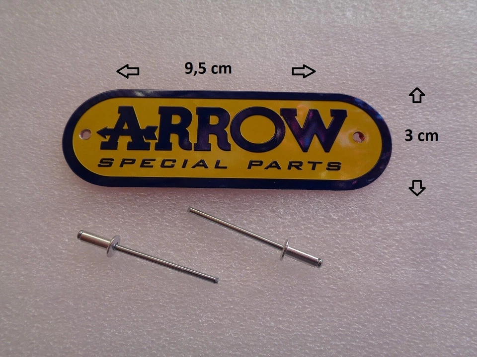 ARROW TARGHETTA SCARICO MOTO - Immagine 2 di 4