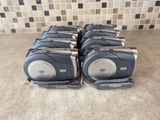 LOT OF 8 CANON DC210 DVD CAMCORDER WITH 35X OPTICAL
