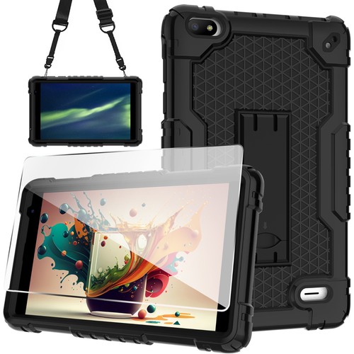 For BLU M8L Tablet 8 Inch Heavy Duty Rubber Case Shockproof Drop-Proof For kids - Picture 60 of 145