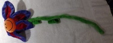 ANIMAL ALLEY Flower Plush Toys R Us Bendable Blue Red Yellow Green 24  