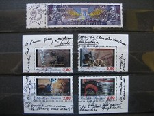 FRANCE oblitérés n° 2918 à 2922 (1995)