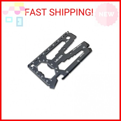 Lever Gear Toolcard Pro - 40 in 1 Credit Card Multitool. Slim, Minimalist Surviv