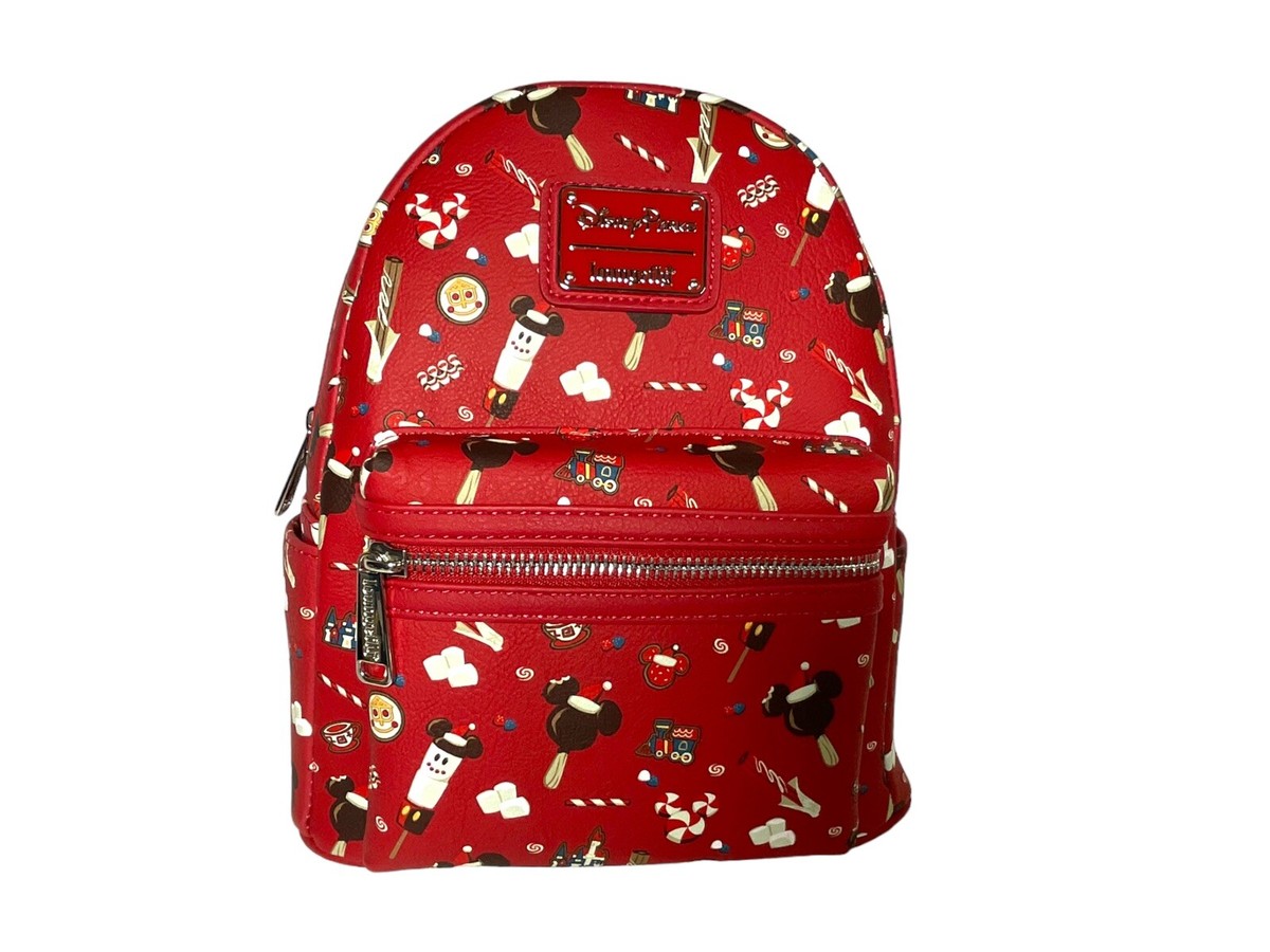 Disney Loungefly Mini Backpack holiday Snacks Christmas  display picture 2