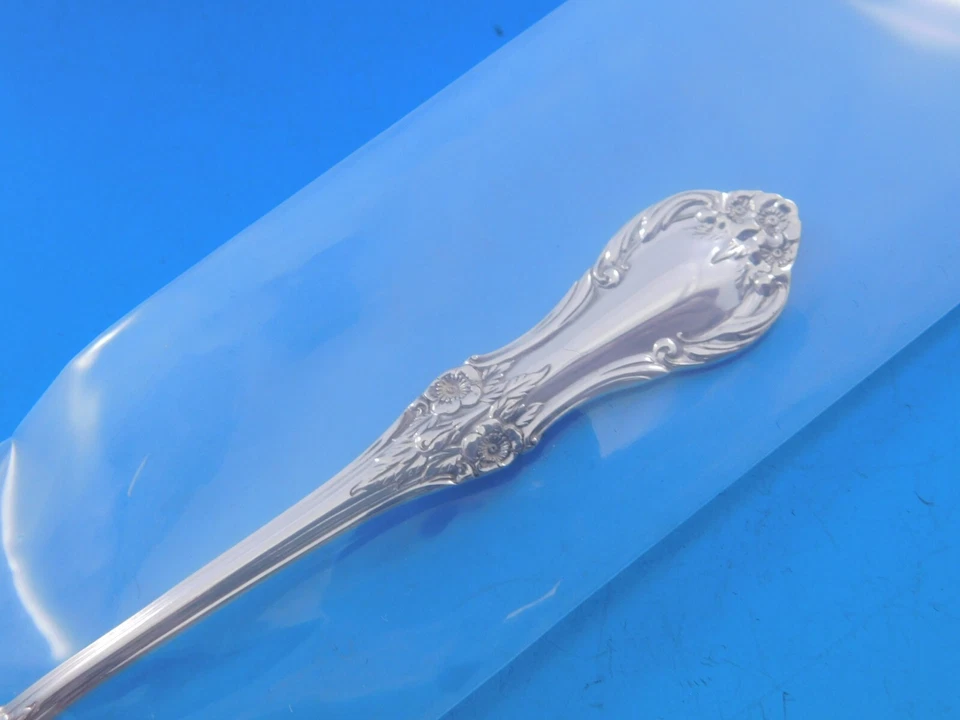 Wild Rose by International Sterling Silver Olive Spoon Ideal 5 5/8" Custom Made - Image 3 of 4
