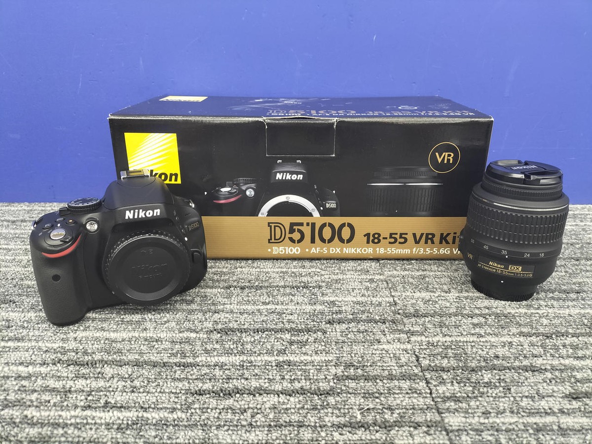 Nikon D5100 18-55 VR Kitとレンズ ジャンク品 中古】Nikon ニコン D3100 18-55 VR レンズキット ブラック