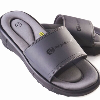 RidgeMonkey RM451 APEarel Dropback Sliders in Grey - UK Size 8
