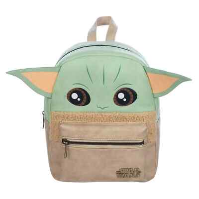 Star Wars Grogu Mini Backpack Faux Leather Mint Green Bioworld Star Wars Mandalorian Grogu Women main image 2