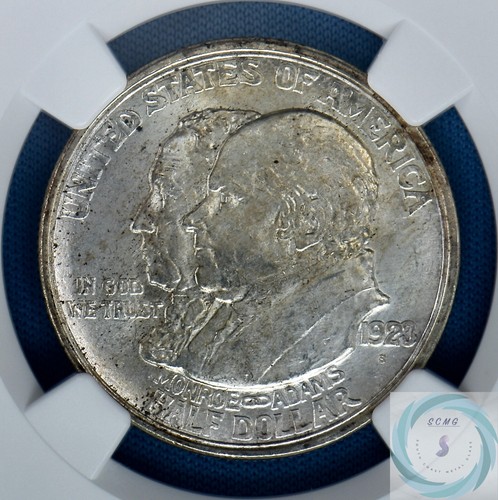 1923-S Monroe Commemorative 50c NGC MS 64 - Nice White Vintage Coin - Picture 10 of 14