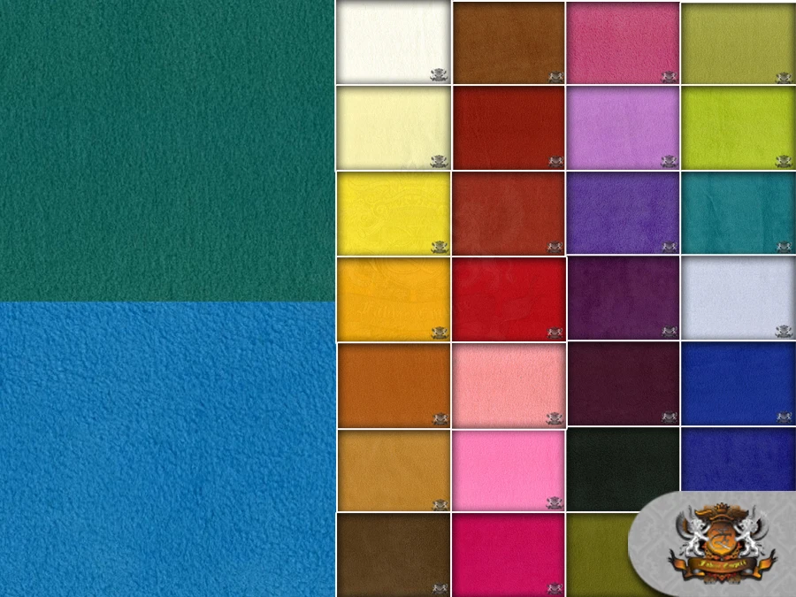 Polar Fleece Fabric Solid Anti Pill / 60" Wide / Sold by the Yard 31-60 colors