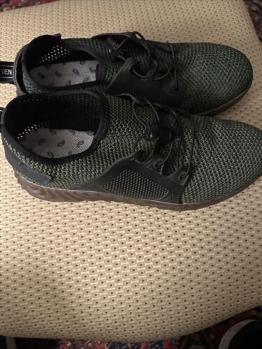 Adidas Die Weltmarke Mit Den 3 Stripes Green Shoes Steel Toe Size US 9.5; EU 44 - Picture 4 of 6