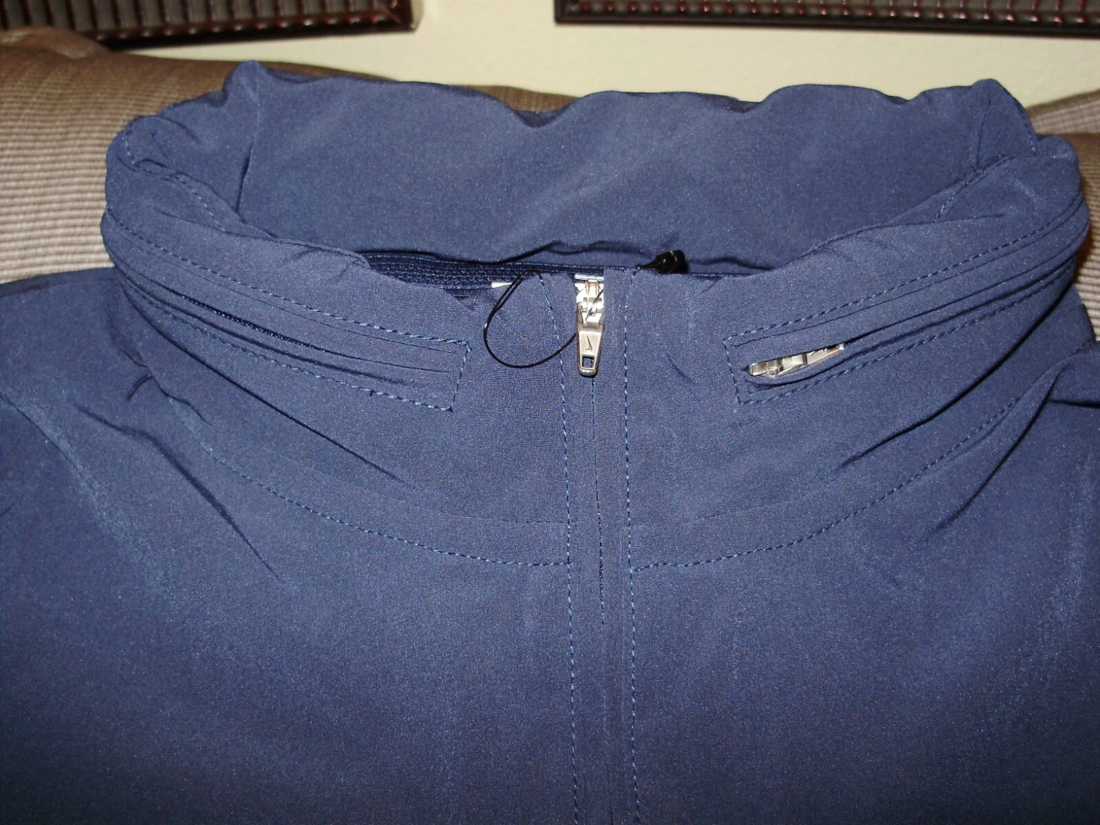 Nike Woven Coaches DV6754 Blu L S 1 4 Zip Golf Felpa con Cappuccio Giacca a Vento Uomo Medium