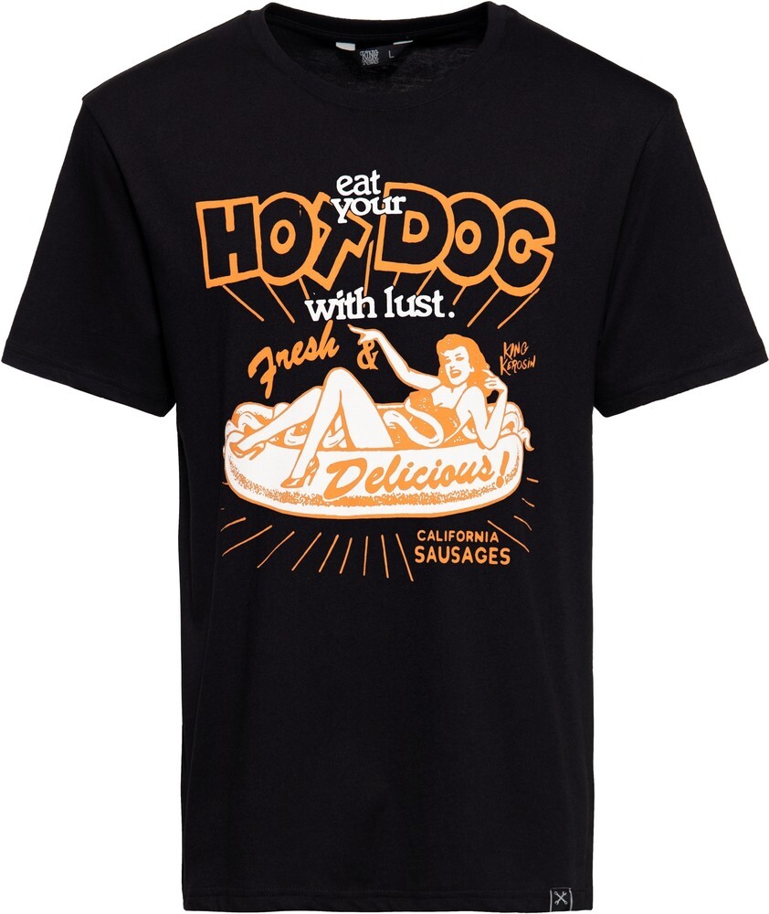 Классическая футболка King Kerosin KKI21003 Schwarz