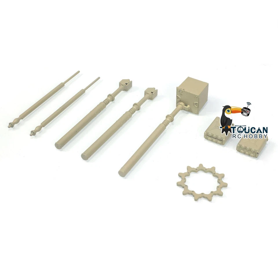 Металлические декоративные детали топливные баки для воды для радиоуправляемого бака 1:16 M1A2 Abrams модель 3918 - Изображение 2 из 4