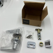 Schlage  Solstice Privacy Door Lever Polished Chrome J40SOL625