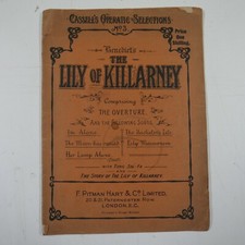 benedict LILY OF KILLARNEY overture  piano / vocal selections