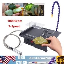 PortableTable Saw,Gem Jewelry Rock Polishing Tool,Jade Cutting Carving Machine