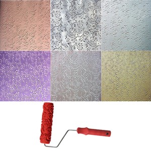 7 Inch Empasistic Rubber Roller For Decorative Wall Texture Rubber