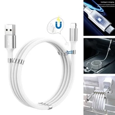 Magnetic USB Charger Cable Data Cord for iPhone 14 13 12 11 Pro Max 8 XS SE iPad