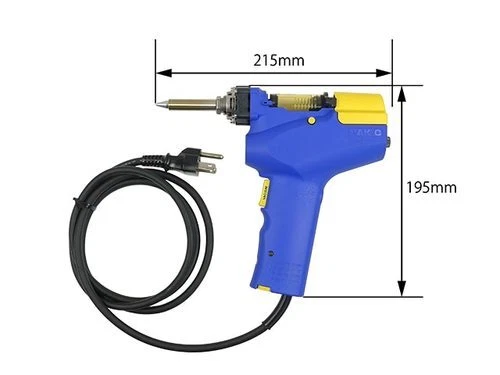 HAKKO FR301-82 Desoldering Tool Handy Type 2-Pole Grounding AC 100V w/ Case - Изображение 3 из 4