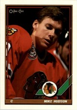 1991-92 O-Pee-Chee NHL Mike Hudson #495