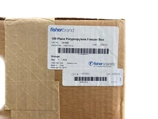 FISHERBRAND 100 Place Polypropylene Freezer Storage Boxes 14100D (5 per case)