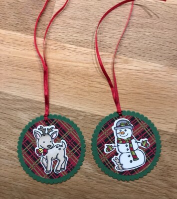 Stampin Up! Stempelset Seasonal Chums inkl. Framelits Sizzix Big Shot Weihnachte