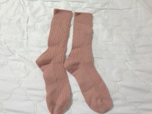 Women's Socks Light Orange Crew Length