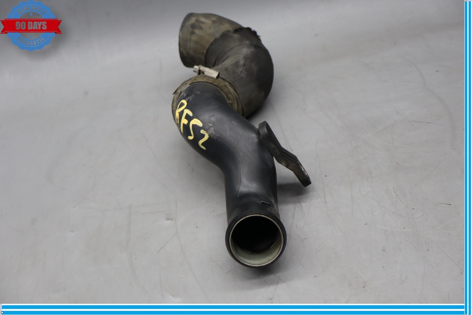 06-12 Bentley Continental Right Side Intercooler Hose Pipe 3W0145832E Black Oem