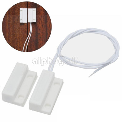 1/5 Sets MC-38 kabelgebunden Tür Fenster Sensor Magnetschalter Haus Alarmanlage NEU