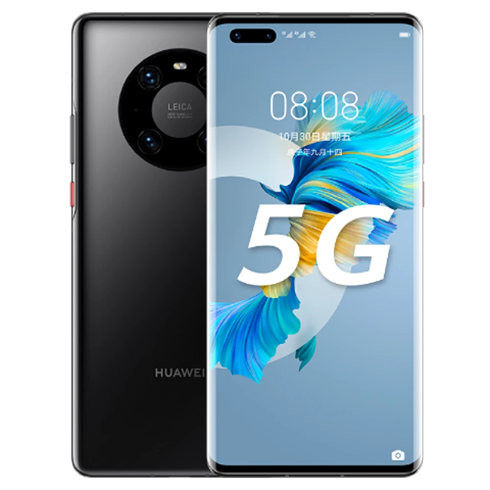 Huawei Mate 40 Pro 5G 8/256GB DUAL SIM BLACK Kirin 9000 Phone By FedEx