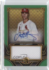 2022 Triple Threads Single Jumbo Relics Emerald 34/50 Jack Flaherty Auto 16kt