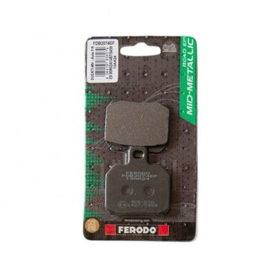 FERODO Bremsbelag hinten mittelmetallic FDB2074EF passend für Benelli Tornado 900 RS 04-2007