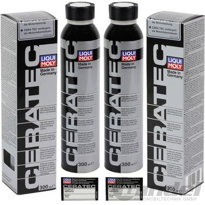 2x300ml LIQUI MOLY 3721 CERA TEC ADDITIV ÖL ZASATZ KERAMIK HI-TECH