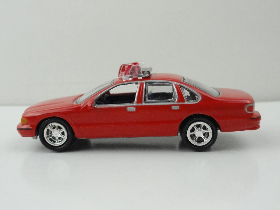 Johnny Lightning Lightning Speed 1995 Chevy Caprice (Red Fire) - LOOSE - Image 2 of 4