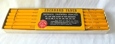 Eberhard Faber Mongol 481 pencils (12)~4H Vintage Nos W/ Box Unused
