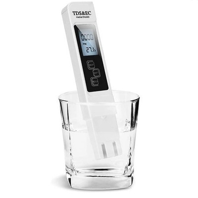 1PC White Digital Water Quality Tester TDS EC Meter Range 0 to 9990 