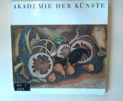 Karl Hofer 1878-1955 - Ausstellung 7.November 1965 bis 2.Januar 1966 Akademie de