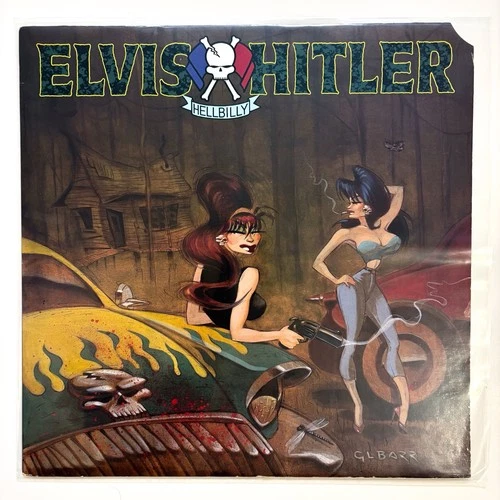Elvis Hitler – Hellbilly LP Vinyl Record Original 1989 Punk Psychobilly RARE EX