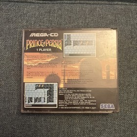 Sega Mega CD Game Prince of Persia With Manual PAL