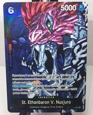 St. Ethanbaron V. Nusjuro (Alternate Art) OP13-080 Carrying On His Will Foil |