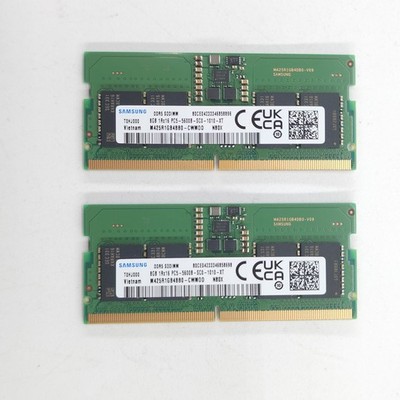Samsung 16GB kit (2x8GB) DDR5 SODIMM RAM 5600mhz | eBay