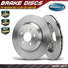 2x Rear Brake Discs Pair Vented 320mm for Mercedes-Benz S-Class C217 W222 V222