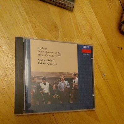 Brahms Piano Quintet Op.34  STRING QUARTET OP.67SCHIFF TAKACS QUARTET CD - New